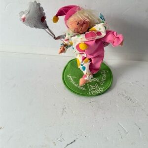 Vintage Annalee Doll Society Clown +
Balloon PS. I Love you 1990